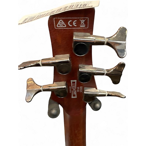 Used Ibanez SR505 5 String WALNUT Electric Bass Guitar