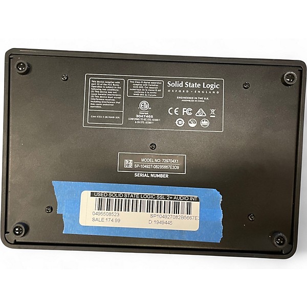 Used Solid State Logic SSL 2+ Audio Interface