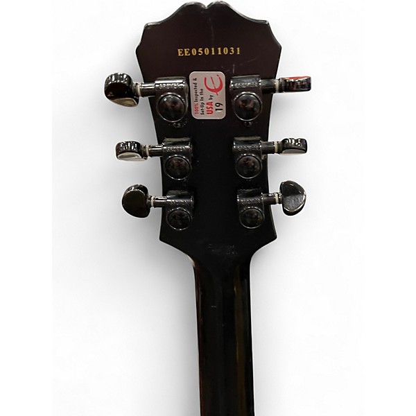 Used Epiphone GOTH LES PAUL Black Solid Body Electric Guitar