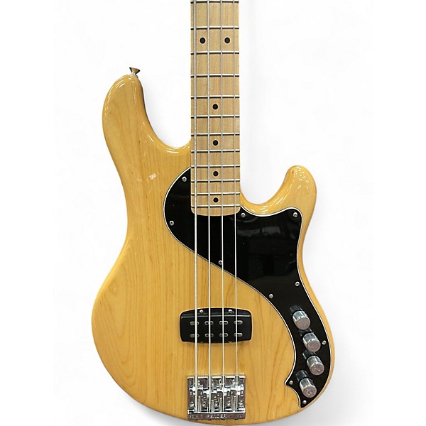 Used Fender Deluxe Dimension Bass IV Natural Electric Bass Guitar