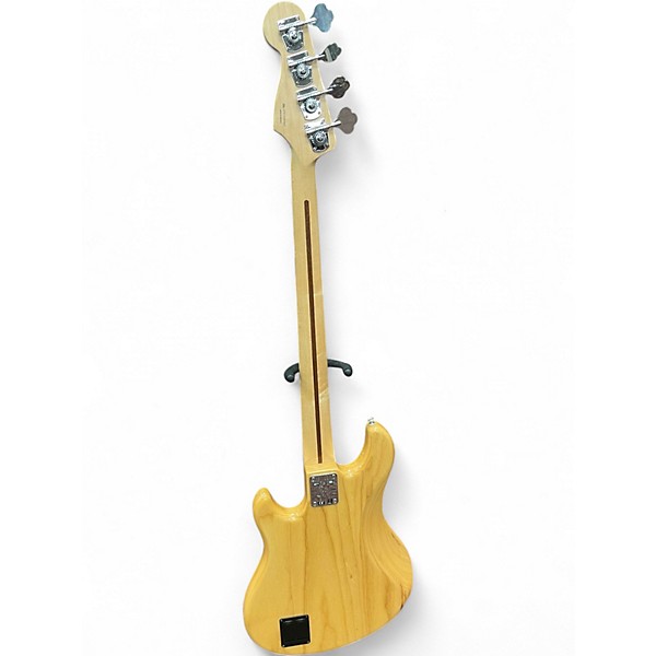 Used Fender Deluxe Dimension Bass IV Natural Electric Bass Guitar