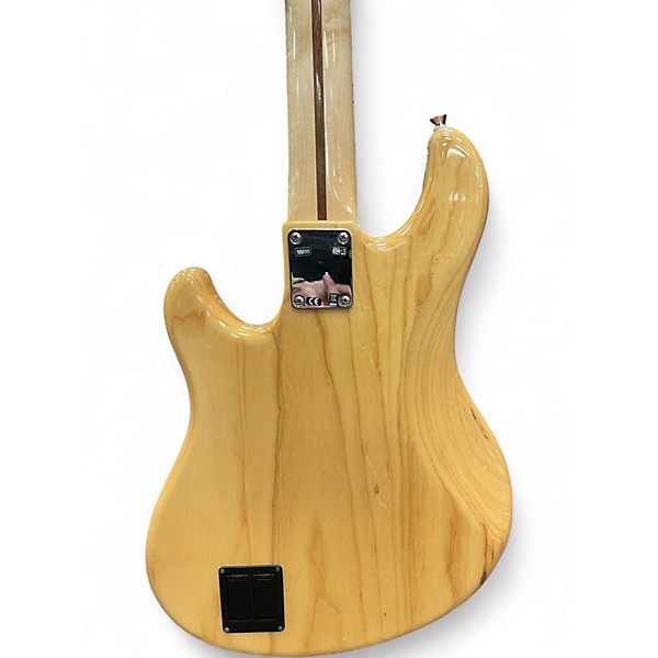 Used Fender Deluxe Dimension Bass IV Natural Electric Bass Guitar