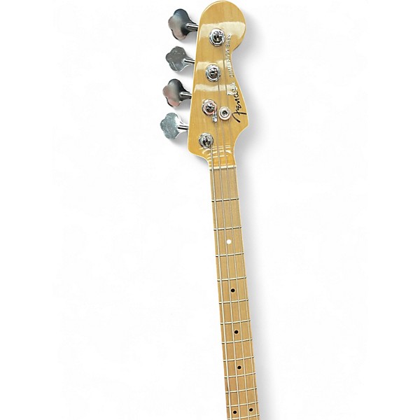 Used Fender American Deluxe Dimension Bass IV HH Black Electric Bass Guitar