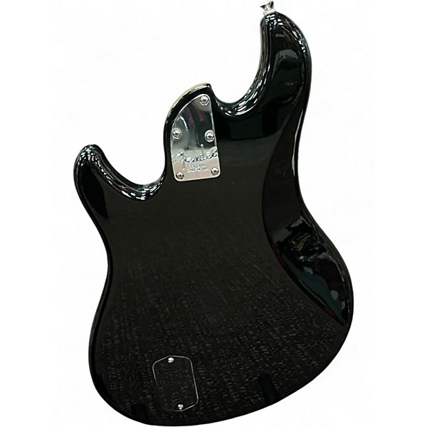 Used Fender American Deluxe Dimension Bass IV HH Black Electric Bass Guitar