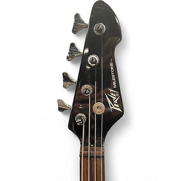 Used Peavey MILESTONE V BLUE Electric Bass Guitar