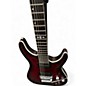 Used Schecter Guitar Research C1 F1 Platinum Crimson Red Burst Solid Body Electric Guitar
