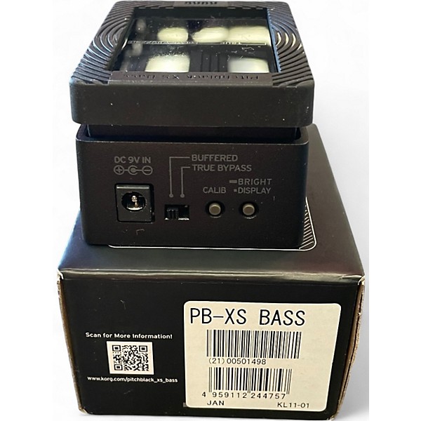 Used KORG Pitchblack XS Bass Tuner Pedal