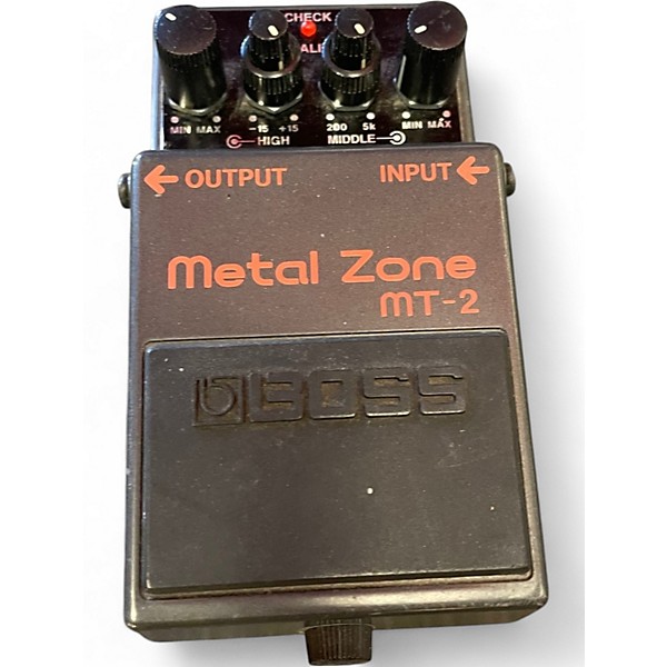 Used BOSS MT2 Metal Zone Distortion Effect Pedal