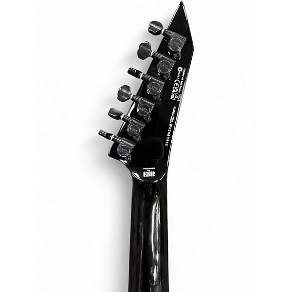 Used ESP LTD Kirk Hammett Demonology Black Solid Body Electric Guitar