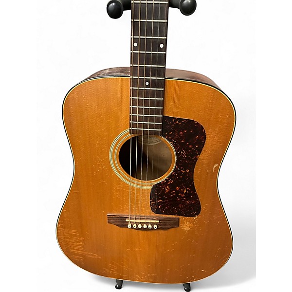 Vintage 1980s Guild D4 Natural Acoustic Guitar