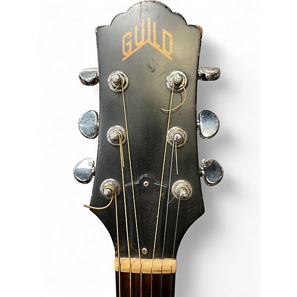 Vintage 1980s Guild D4 Natural Acoustic Guitar