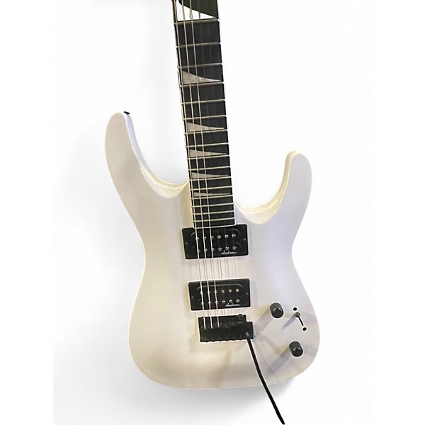 Used Jackson JS22 Dinky Snow White Solid Body Electric Guitar