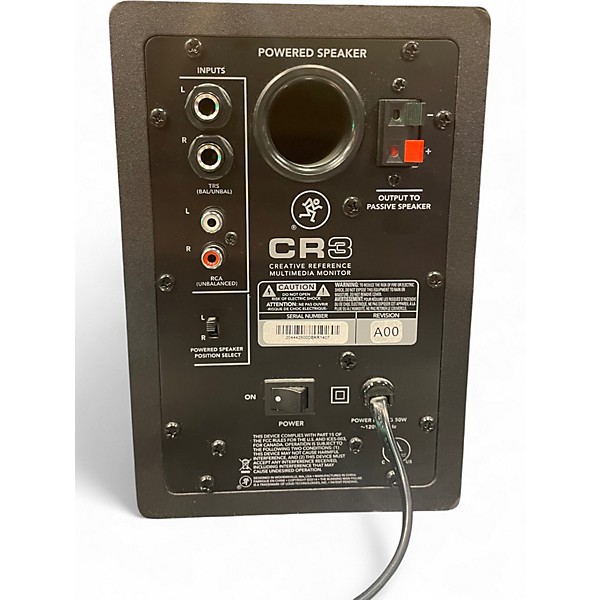 Used Mackie CR3 Powered Monitor