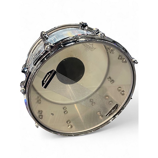 Used ddrum 13X7 ALUMINUM ENGRAVED SNARE ALUMINUM Drum