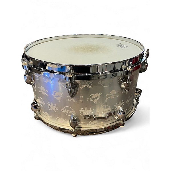 Used ddrum 13X7 ALUMINUM ENGRAVED SNARE ALUMINUM Drum
