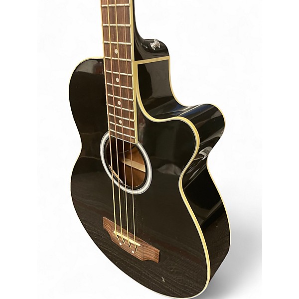 Used Oscar Schmidt OB100 Black Acoustic Bass Guitar