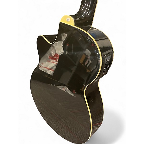 Used Oscar Schmidt OB100 Black Acoustic Bass Guitar