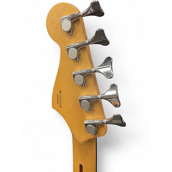 Used Fender Active Jazz Bass WHITE Electric Bass Guitar