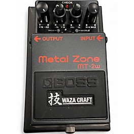 Used BOSS MT2W Metal Zone Waza Craft Effect Pedal