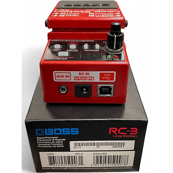 Used BOSS RC3 Loop Station Pedal