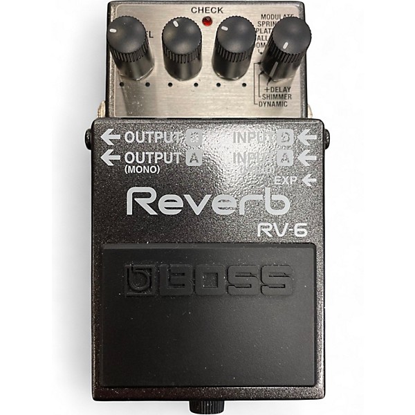 Used BOSS RV6 Digital Reverb Effect Pedal