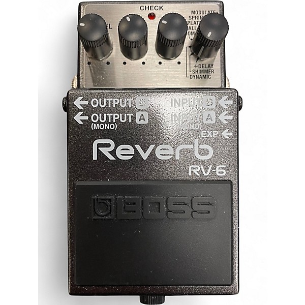 Used BOSS RV6 Digital Reverb Effect Pedal