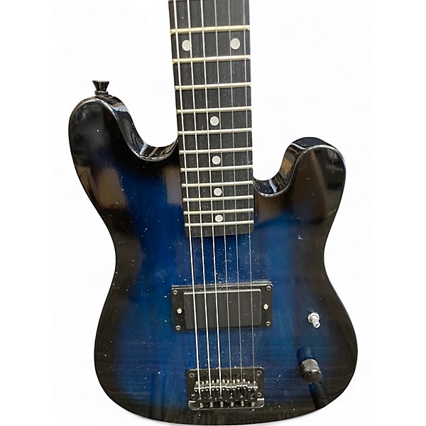 Used Lyx mini blue Blue Solid Body Electric Guitar