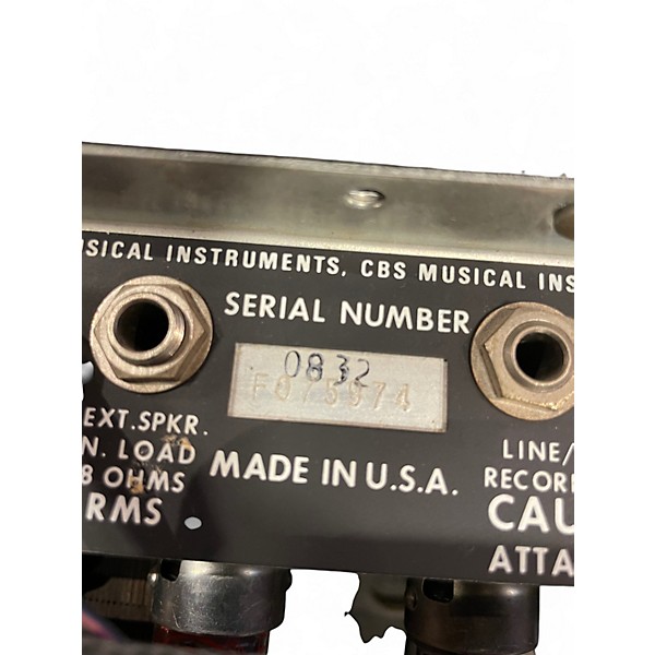 Vintage 1980 Fender 75 Tube Guitar Combo Amp