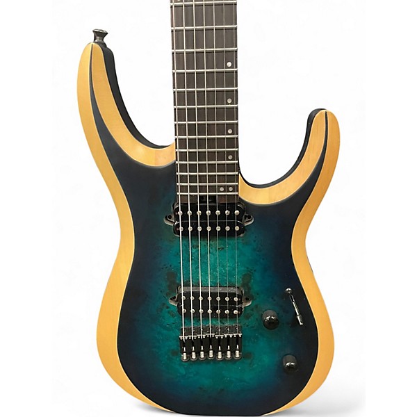 Used Jackson Pro Plus Series DK MDK7P HT 7-String Chlorine Burst Solid Body Electric Guitar