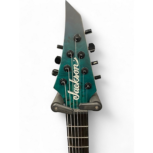 Used Jackson Pro Plus Series DK MDK7P HT 7-String Chlorine Burst Solid Body Electric Guitar