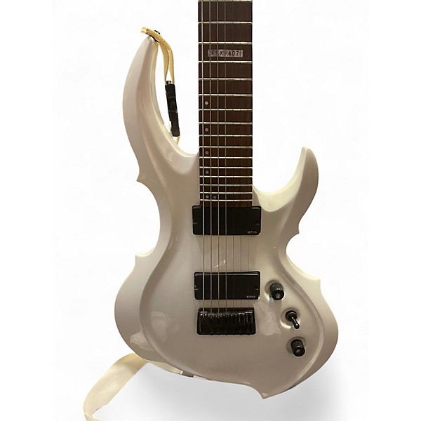Used ESP ltd FRX407 Alpine White Solid Body Electric Guitar
