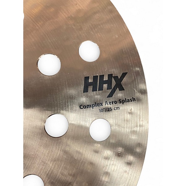 Used SABIAN 10in hhx complex aero splash Cymbal