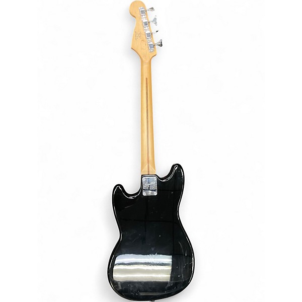 Used Squier Bronco Black Electric Bass Guitar