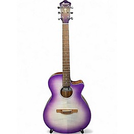 Used Ibanez AEG70 Purple Iris Burst Acoustic Electric Guitar