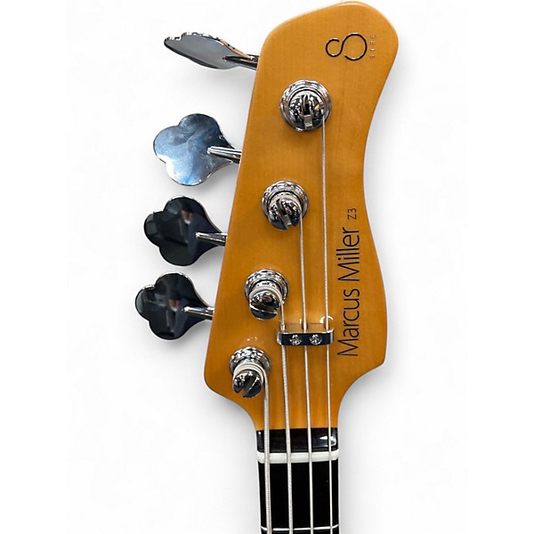 Used Marcus Miller Z3 SILVER SPARKLE Electric Bass Guitar