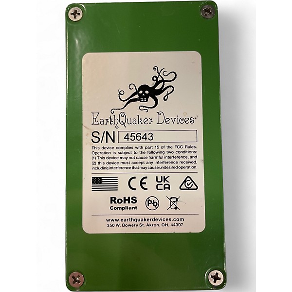 Used Earthquake PLUMES