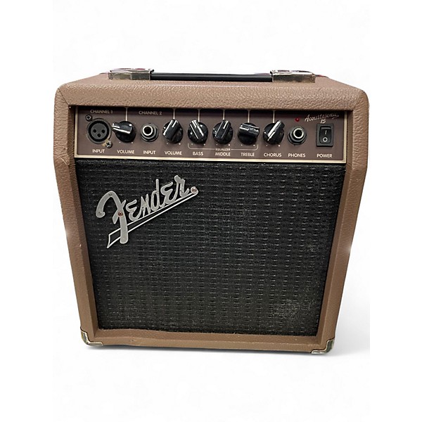 Used Fender Acoustasonic 15 Acoustic Guitar Combo Amp