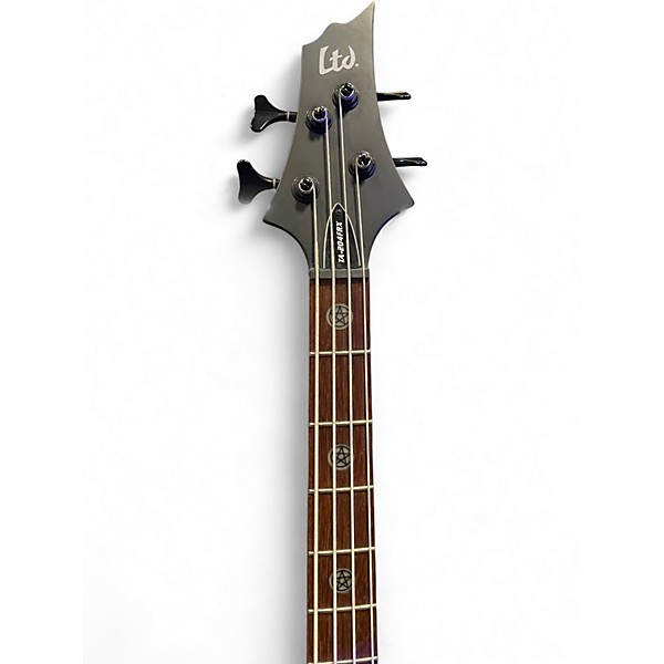 Used ESP LTD TA334 Tom Araya Signature Black Electric Bass Guitar