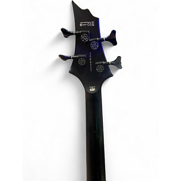 Used ESP LTD TA334 Tom Araya Signature Black Electric Bass Guitar