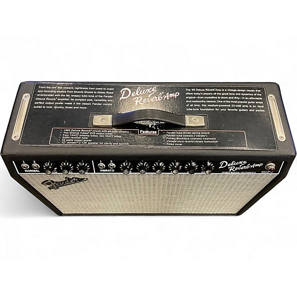 Used Fender 1965 Reissue Deluxe Reverb 22W 1x12 Tube Guitar Combo Amp