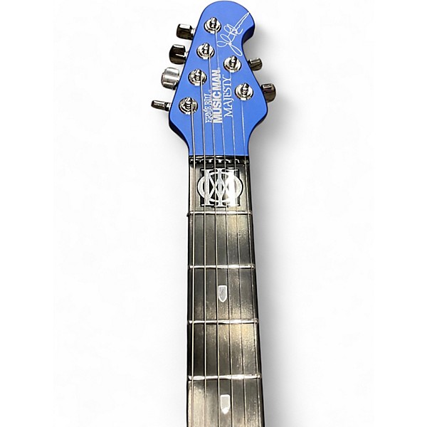 Used Ernie Ball Music Man Majesty Siberian Sapphire Solid Body Electric Guitar