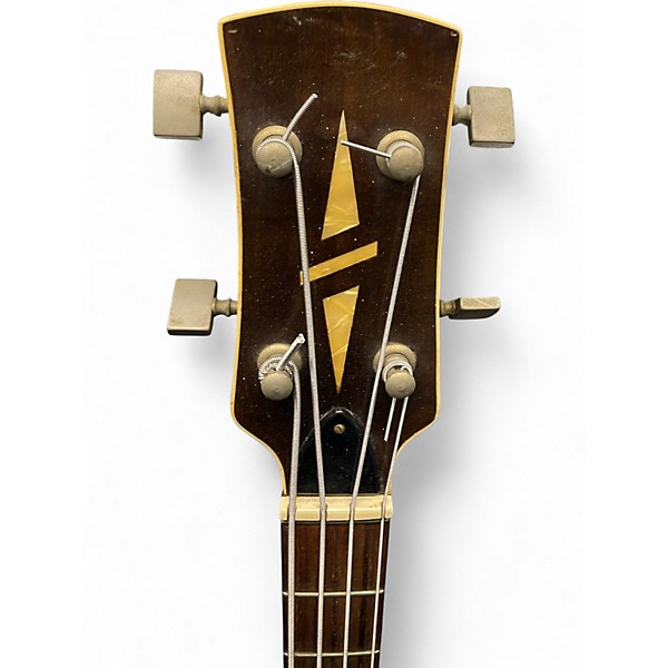 Vintage 1970s Klira Violin Bass 2 Color Sunburst Electric Bass Guitar