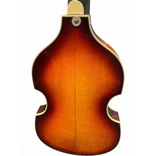 Vintage 1970s Klira Violin Bass 2 Color Sunburst Electric Bass Guitar