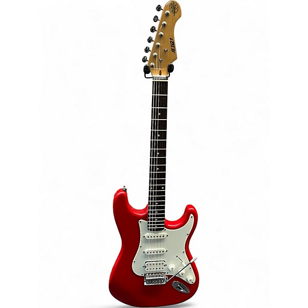 Used S101 Guitars Standard Red and White Solid Body Electric Guitar