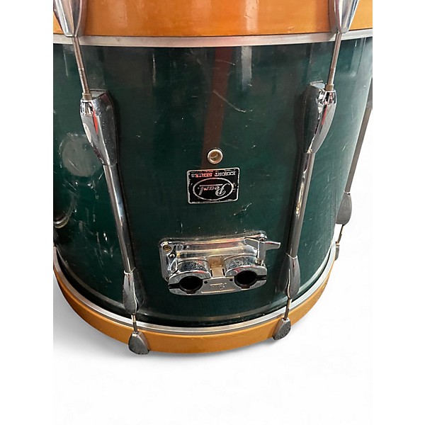 Used Pearl 4 Piece Export Green Drum Kit
