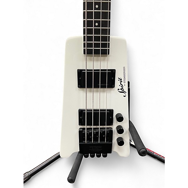 Used Spirit XT2 White Electric Bass Guitar