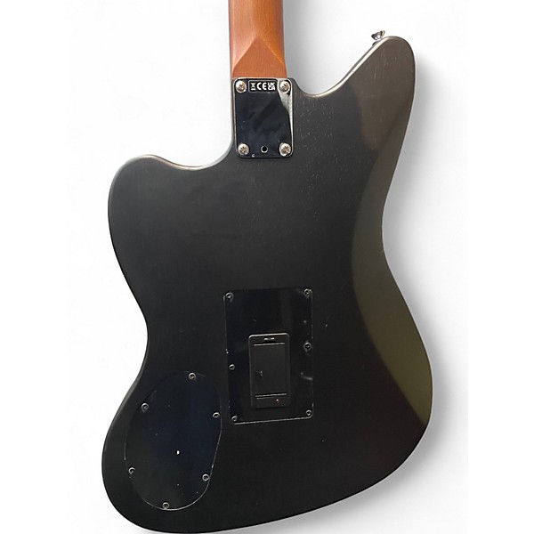 Used Fender ACOUSTASONIC STANARD JAZZMASTER Black Acoustic Electric Guitar