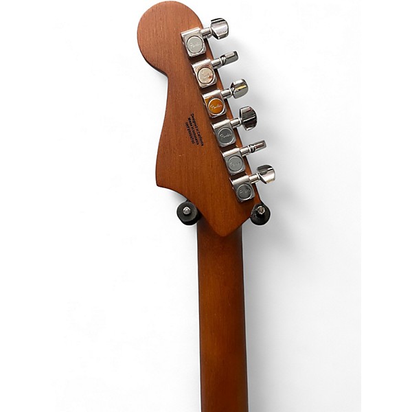 Used Fender ACOUSTASONIC STANARD JAZZMASTER Black Acoustic Electric Guitar