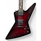 Used Temu EXP PLAINTOP RED BURST Solid Body Electric Guitar