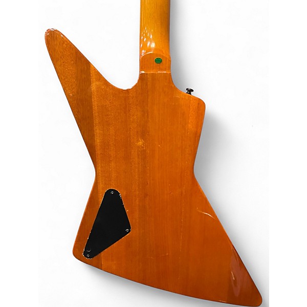 Used Temu EXP PLAINTOP RED BURST Solid Body Electric Guitar